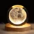 3D Crystal Ball Lamp with Galaxy & Planetary Projections